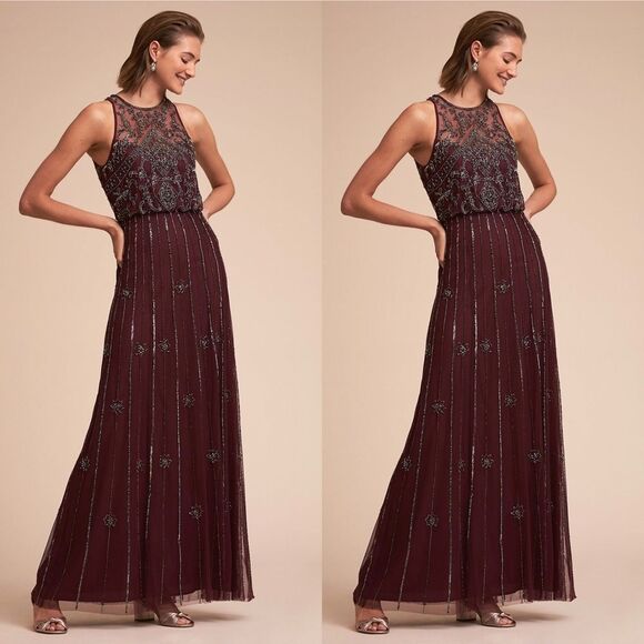 Anthropologie x BHLDN Amada Embellished Dress - Picture 1 of 3